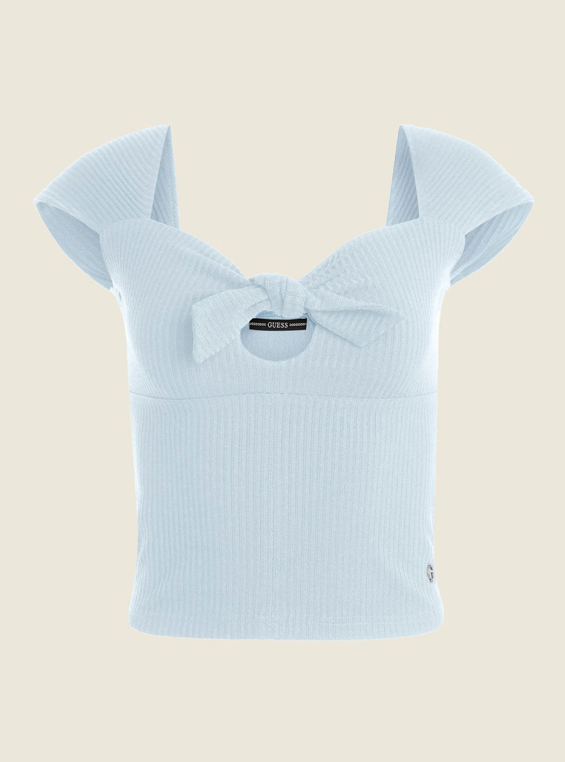Eco Blue Valeriana Tie Top