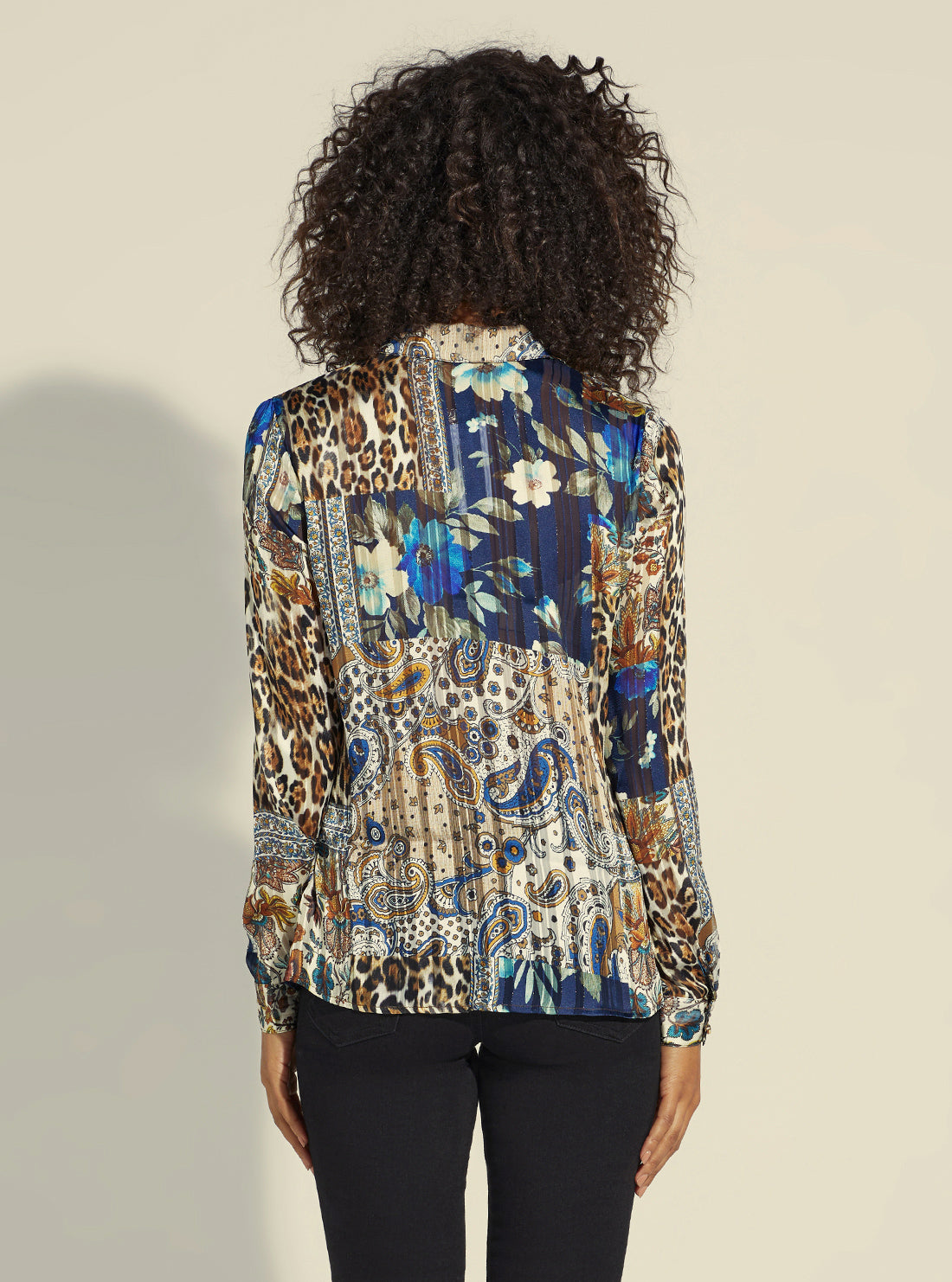 Patchwork Print Georgie Shirt