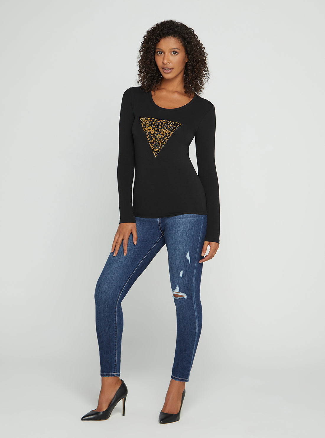 Eco Black Lidia Logo T-Shirt