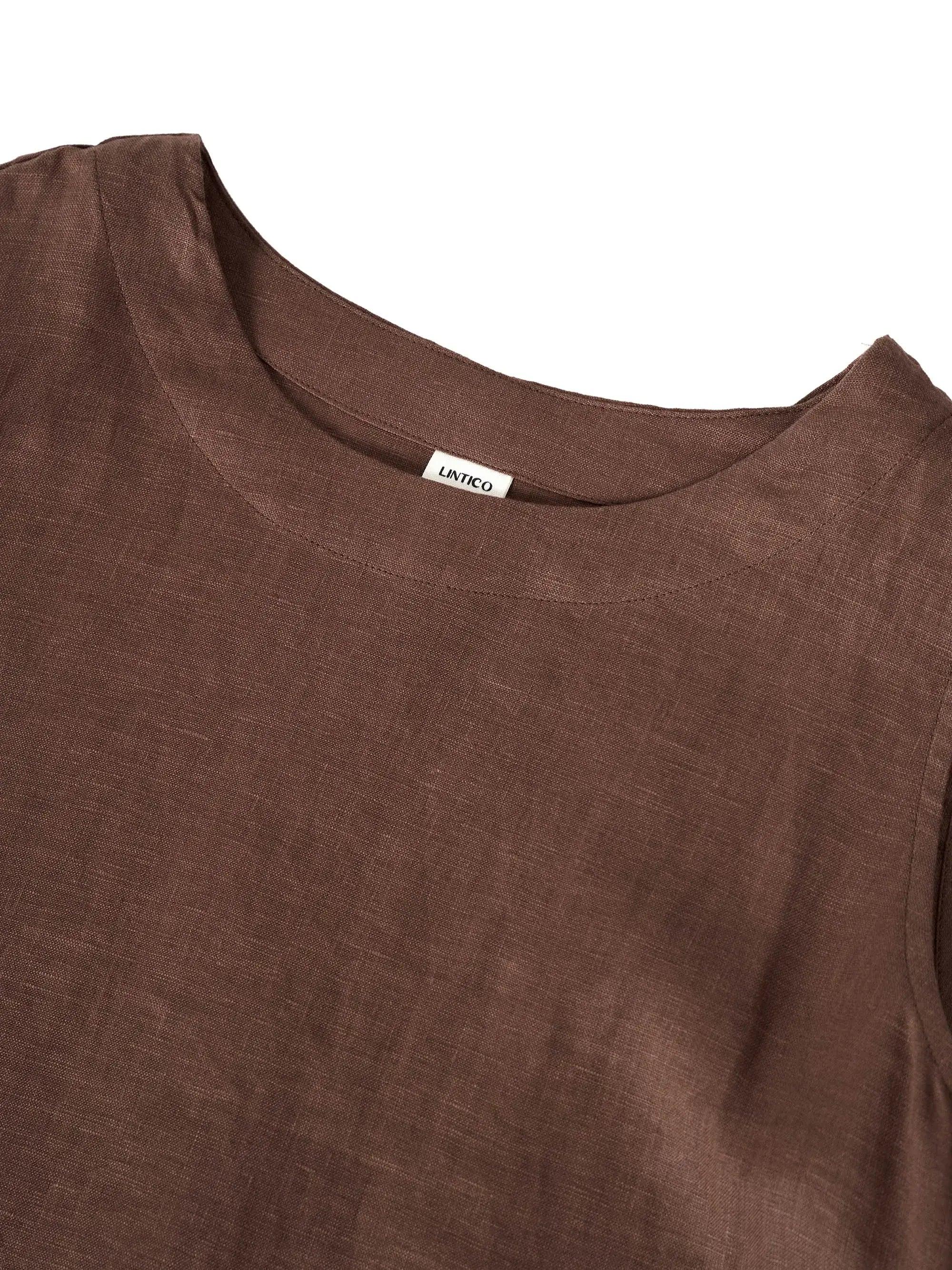 100% Linen Lightweight Sleeveless Dress SIENNA