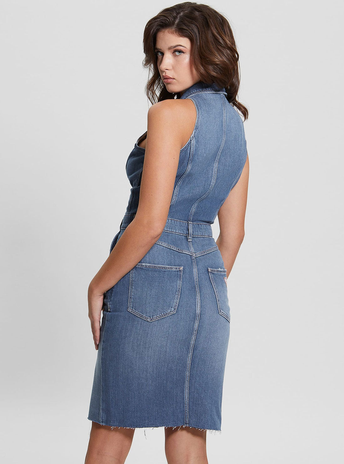 Eco Blue Denim Stacie Mini Dress