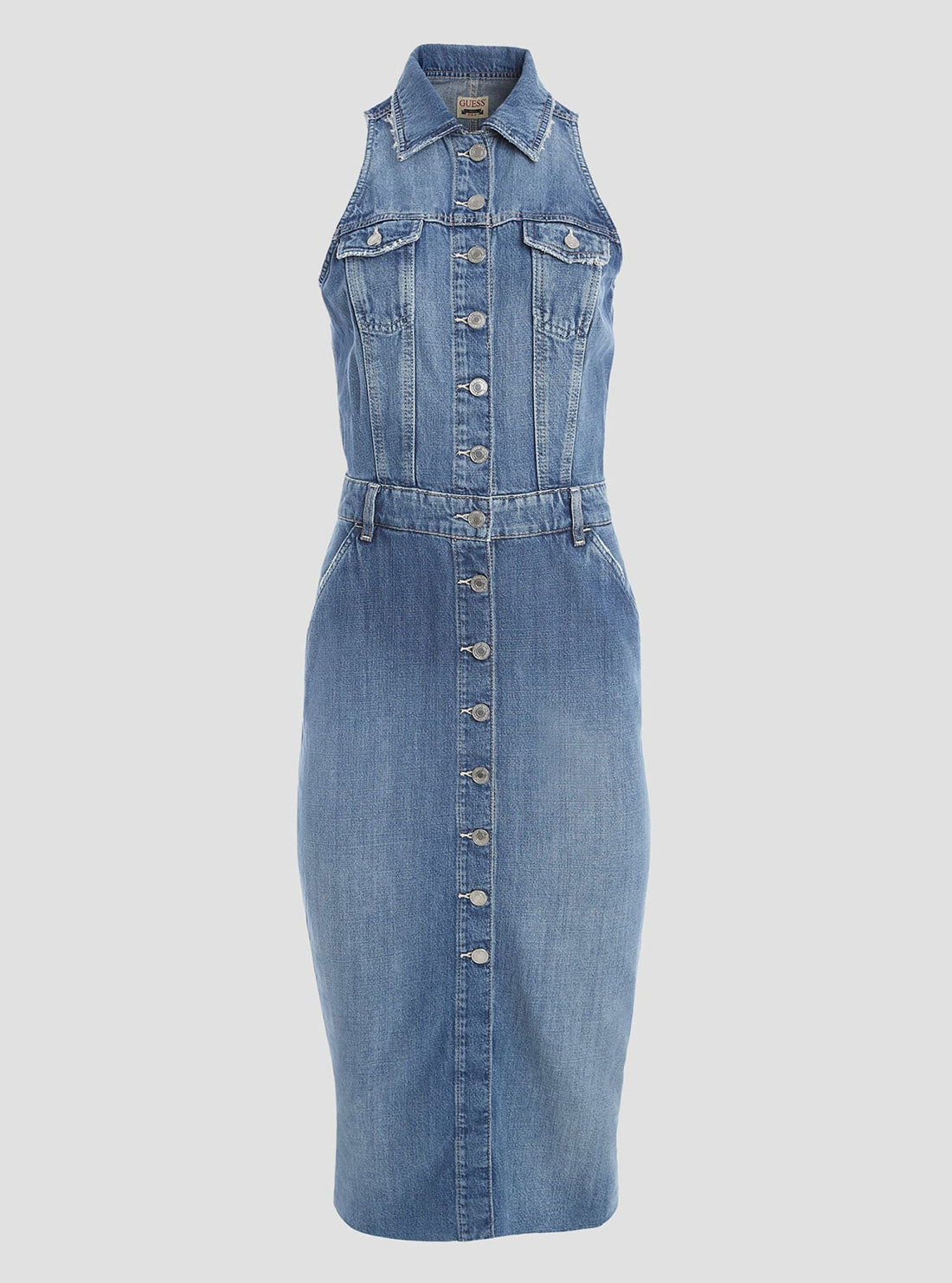 Eco Blue Denim Stacie Mini Dress