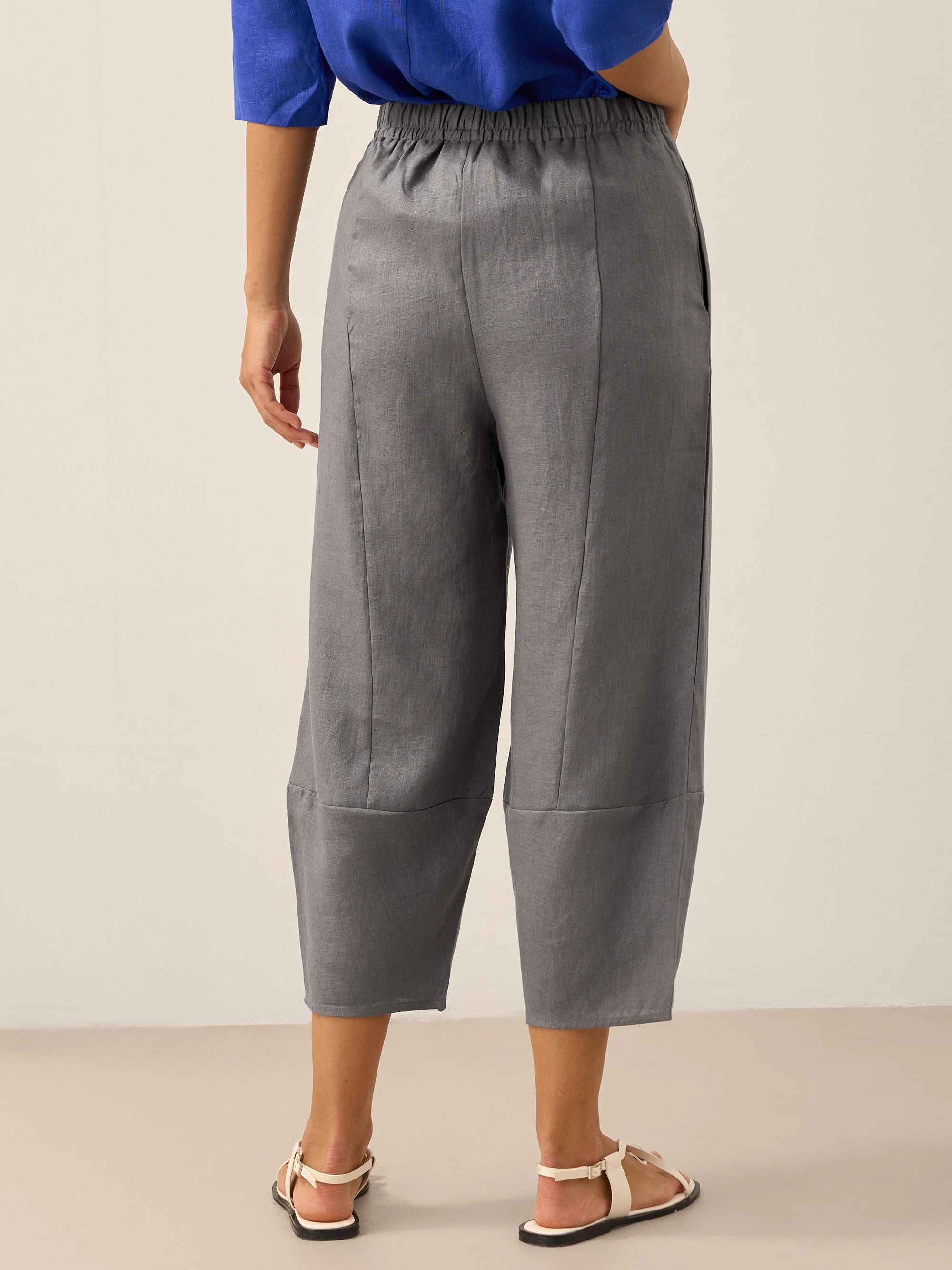 100% Linen Crop Pants RORY
