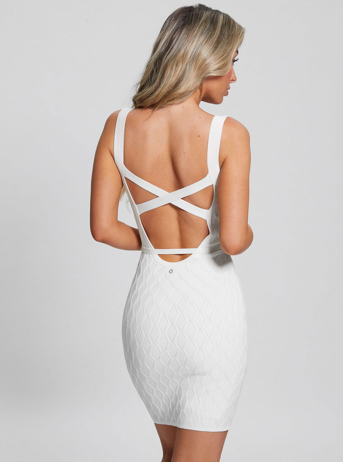 White Diamond Genna Mini Dress