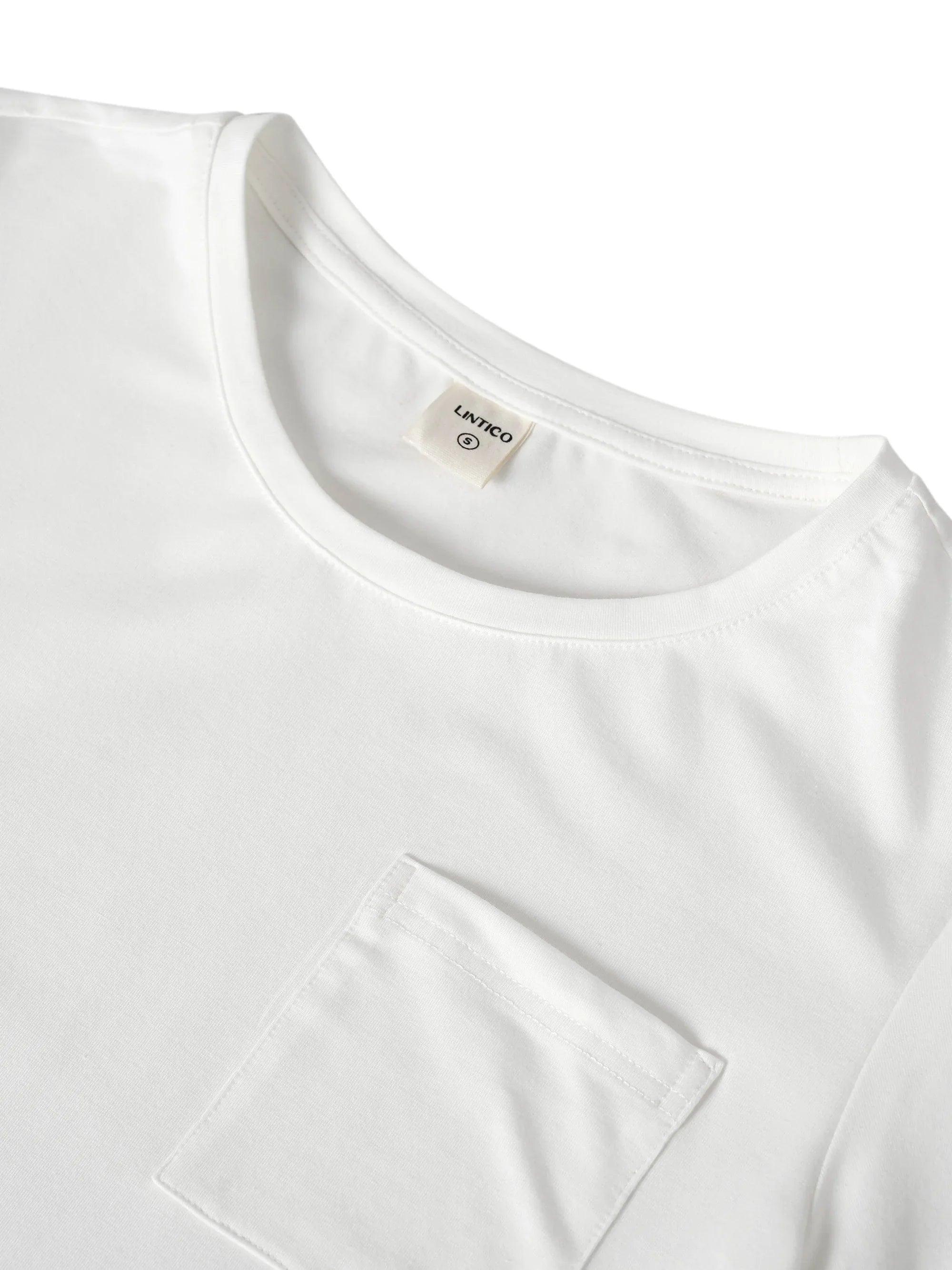 Stretch-Knit Bamboo Classic Basic Tee BELLE