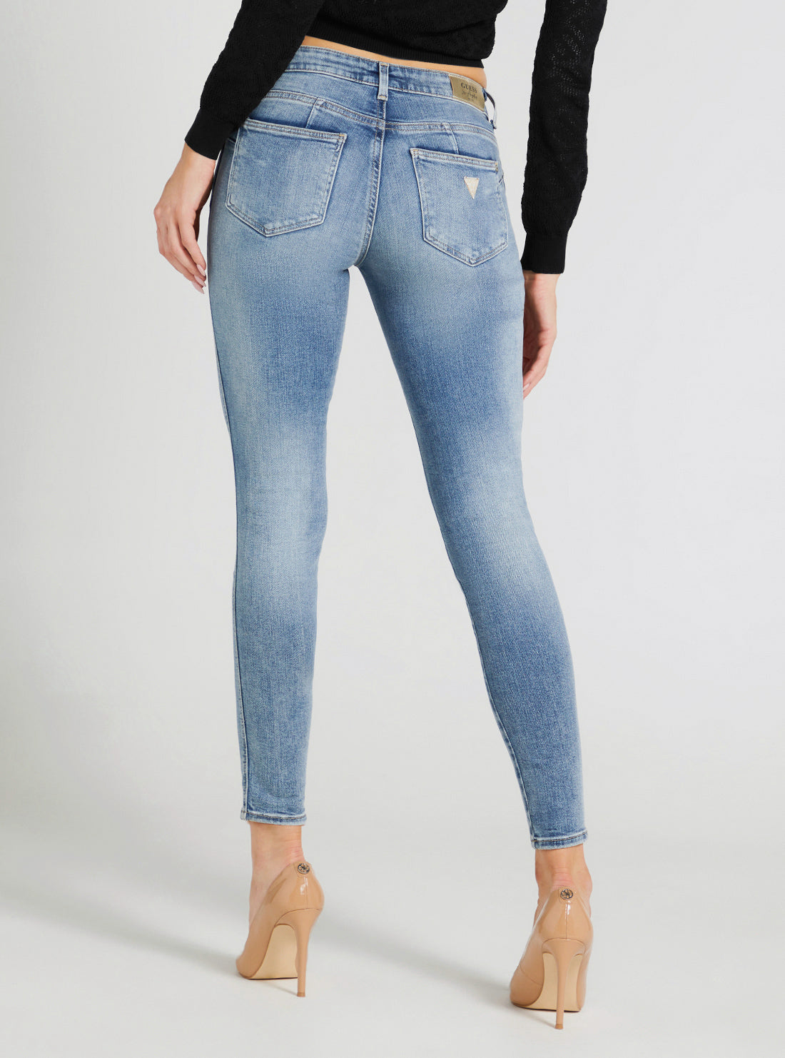 Eco Mid-Rise Curve X Denim Jeans In Museum Light Wash