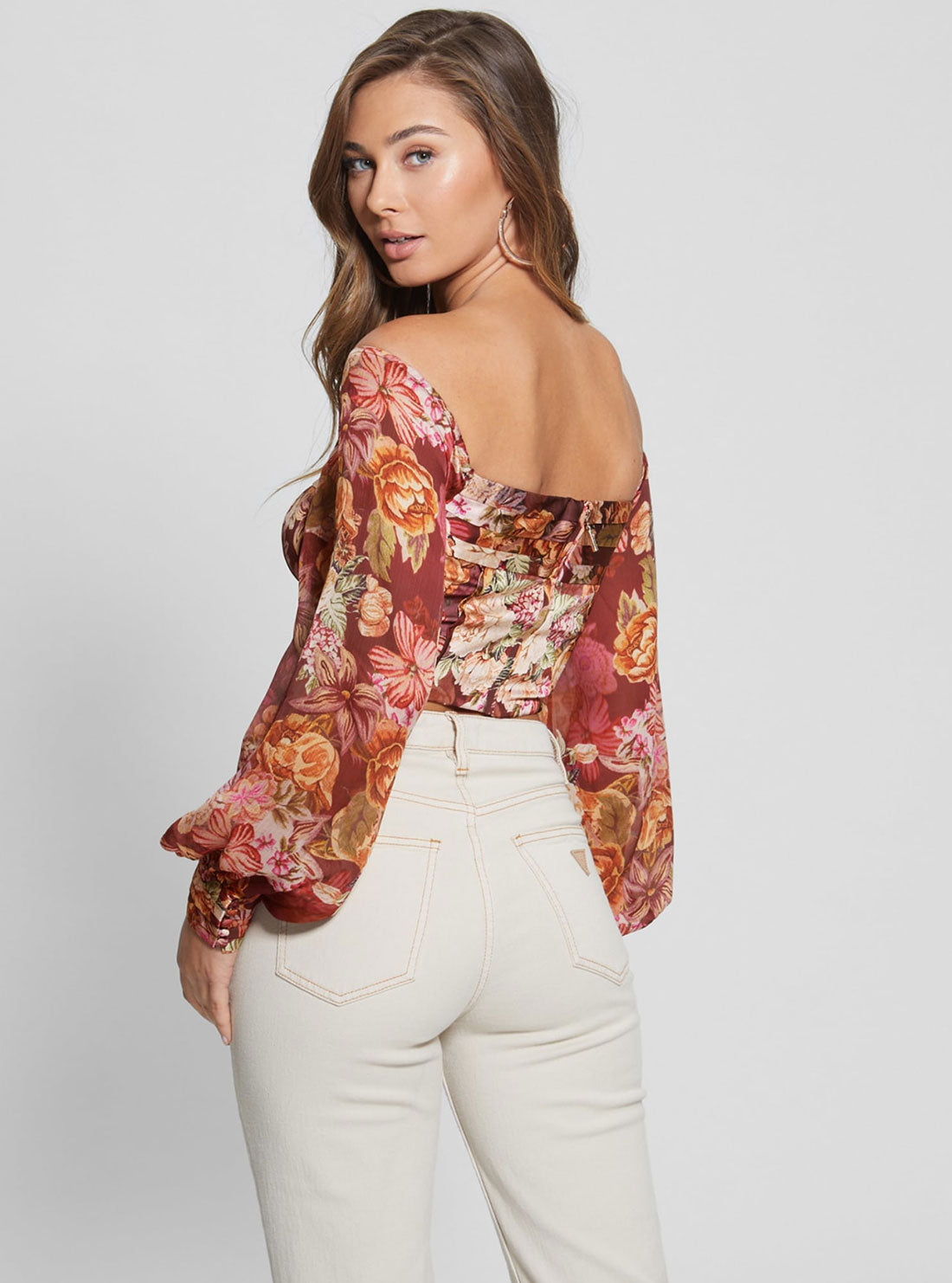 Eco Floral Tapestry Print Kristy Top