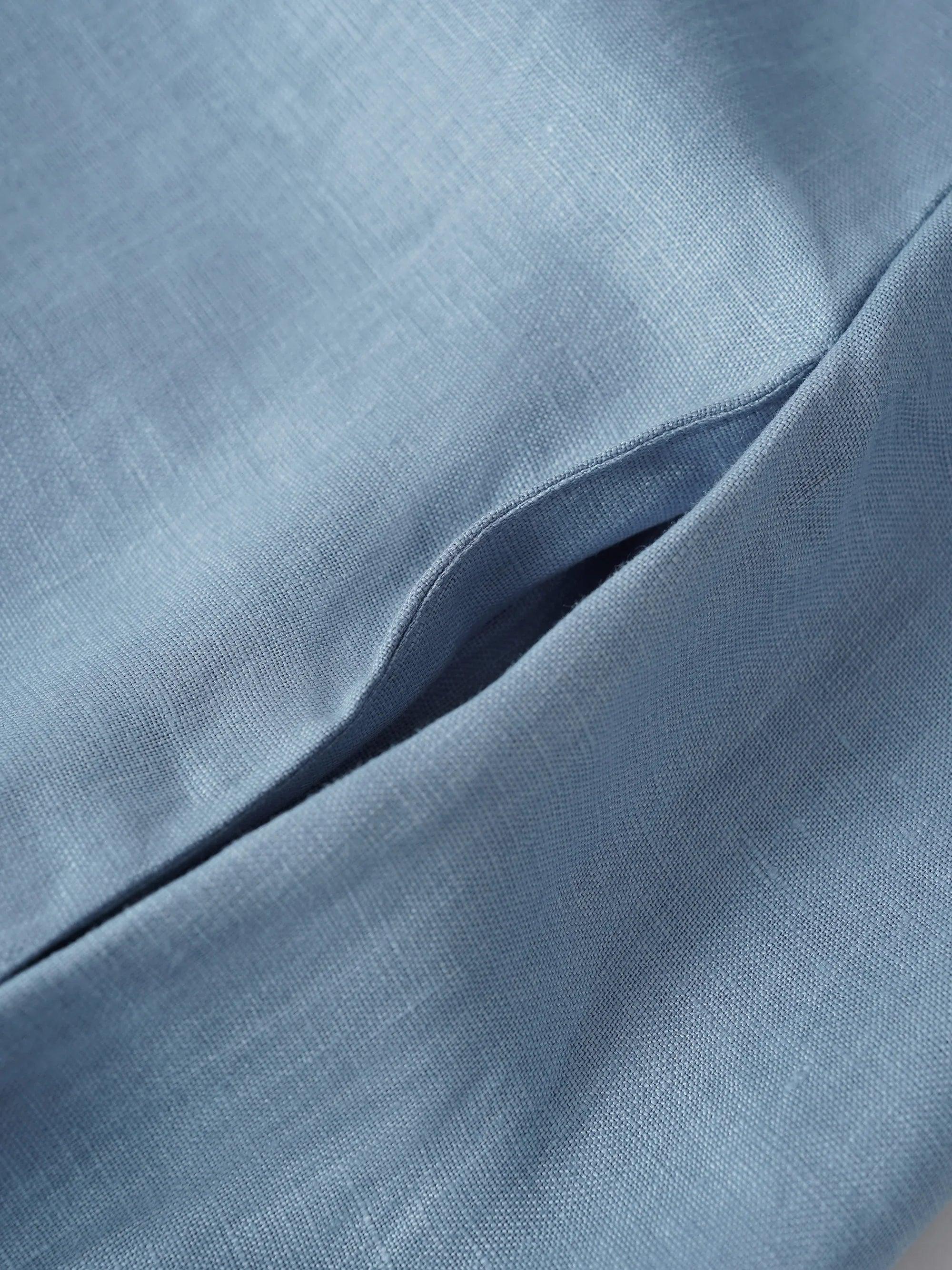 100% Linen Loose Fit Kimono Maxi Dress MADDIE